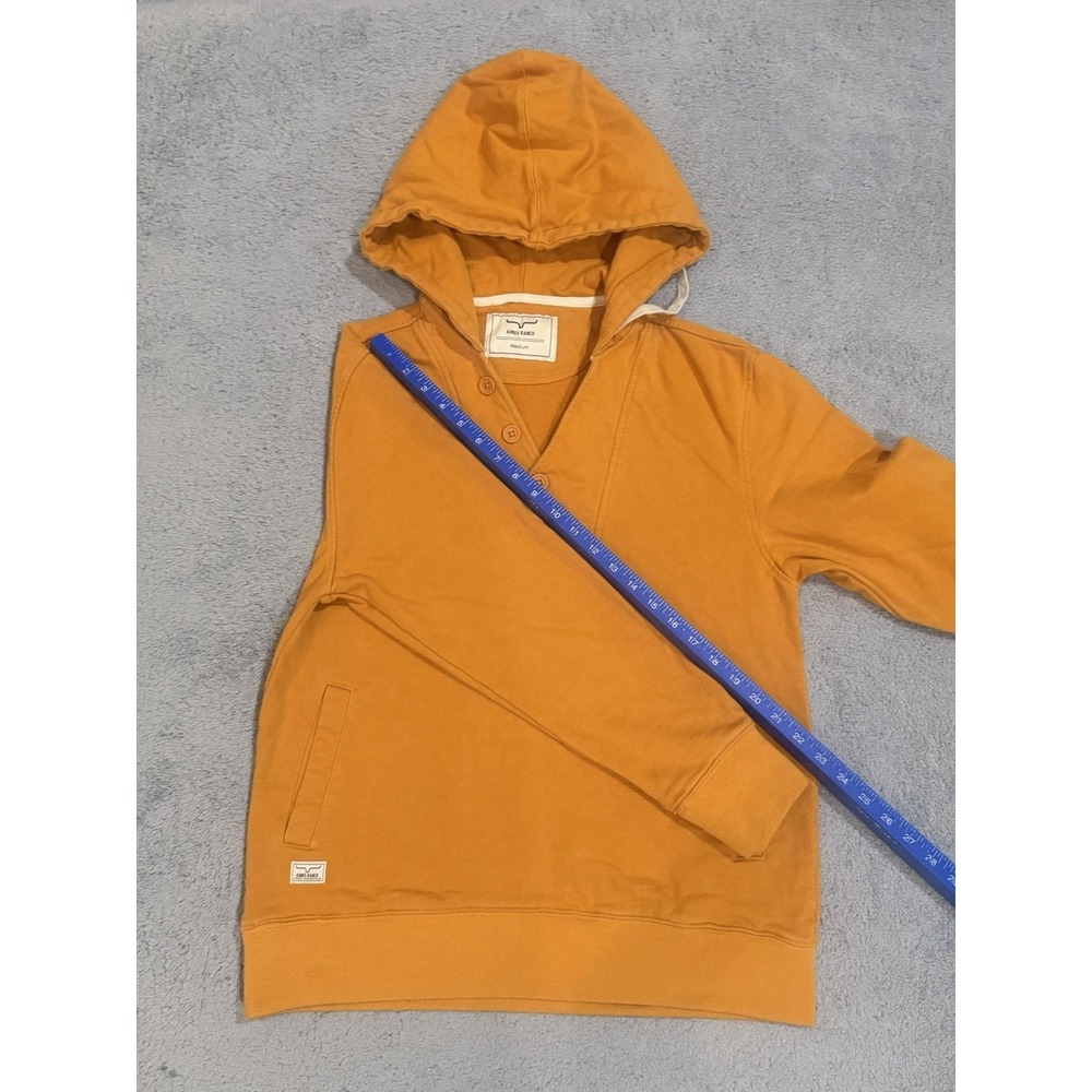 Kimes Ranch Hoodie Women's M Orange Long Sleeve Pullover Hoodie Sweatshirt - Picture 4 of 11